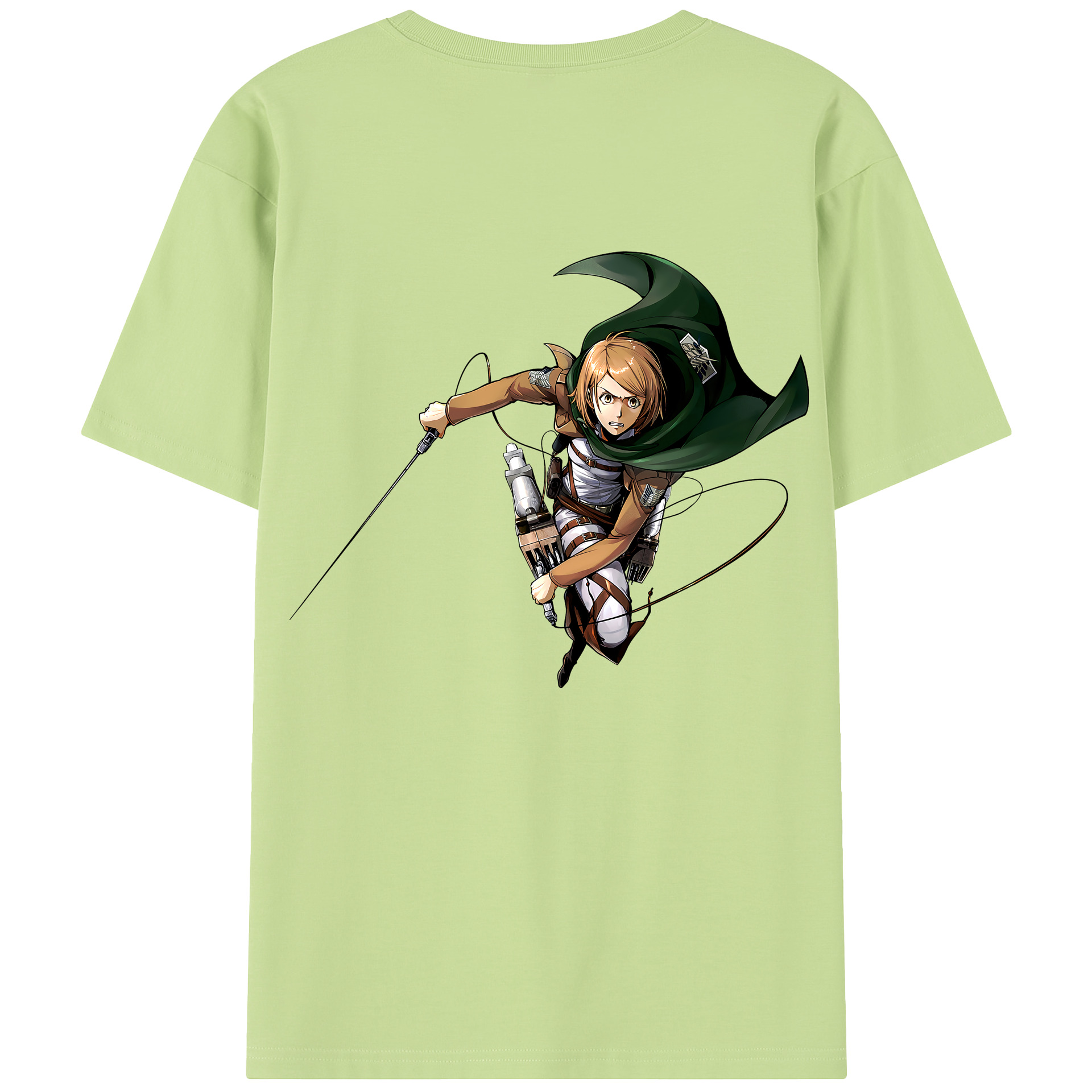 （画像用） 進撃の巨人 ペトラ·ラル Attack on Titan Petra Rall 綿100％半袖Tシャツ（背面プリント）